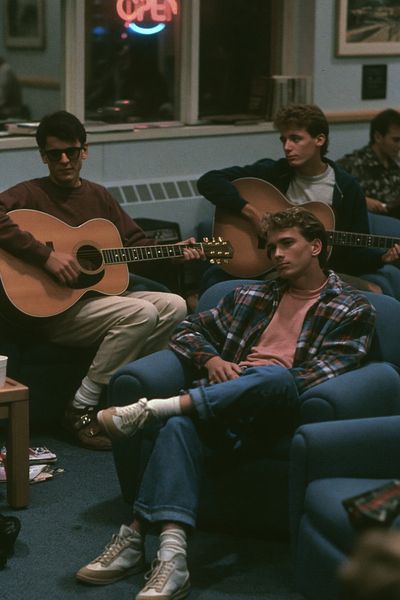 Acoustic Jam Session Photography Poster.