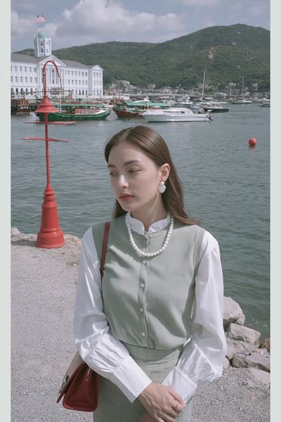 Harbor Portrait Photography Poster.