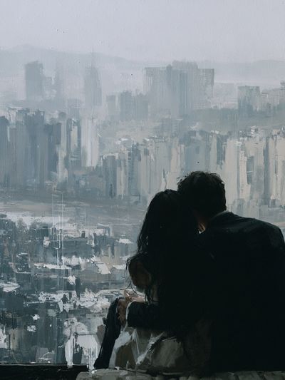 City View Couple Photography Poster.