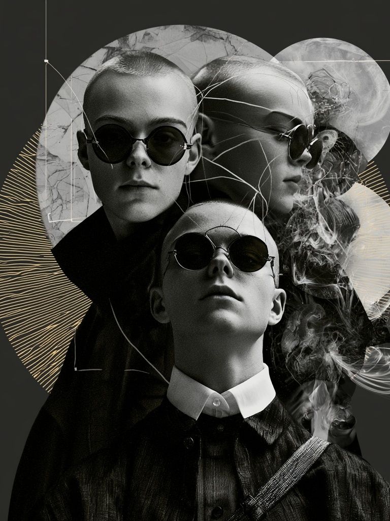 Avant-Garde Portrait Photography Poster. poster — photography art