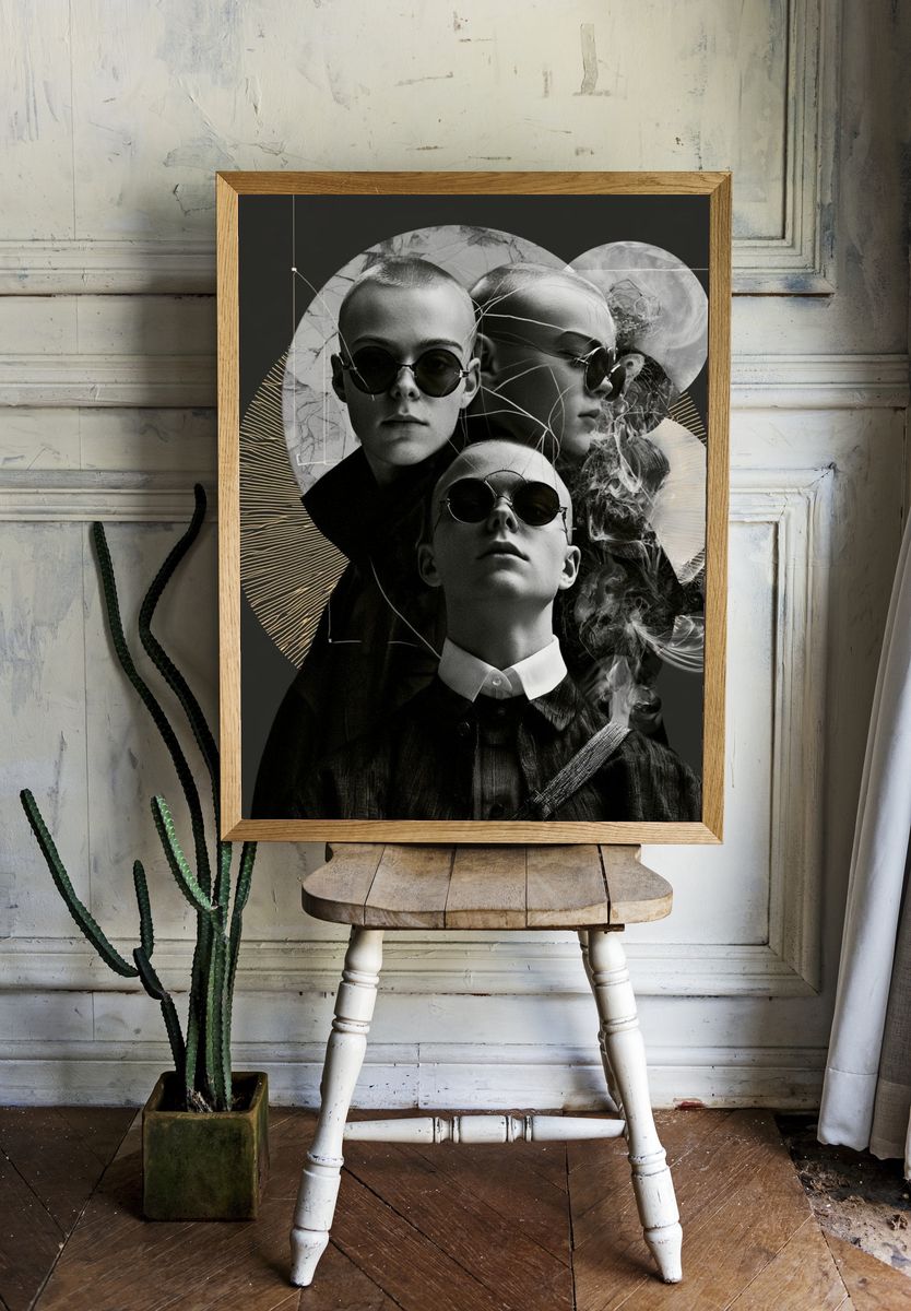 Avant-Garde Portrait Photography Poster. — room view 1