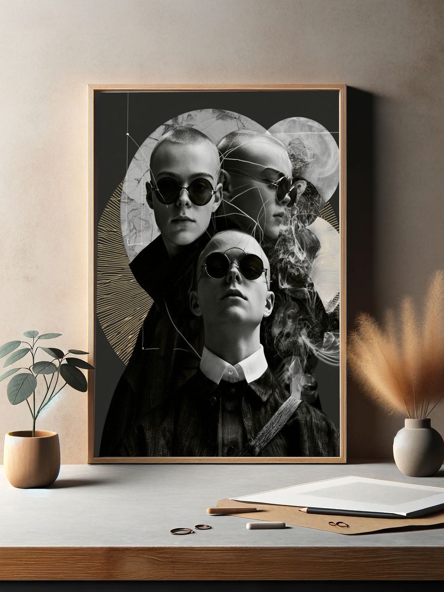 Avant-Garde Portrait Photography Poster. — room view 2