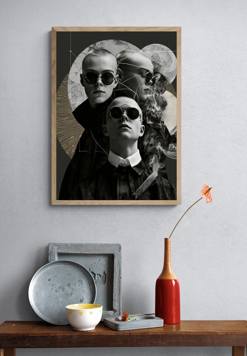 Avant-Garde Portrait Photography Poster. — room view 3