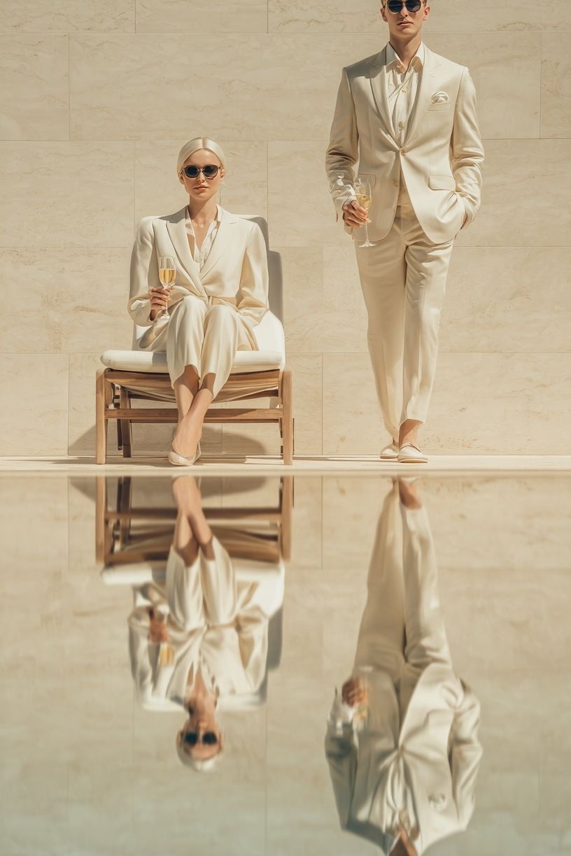 Luxury Couple Fashion Photography Poster. poster detail