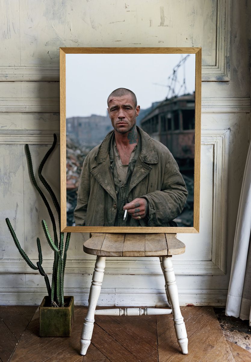 Industrial Portrait Poster. room preview