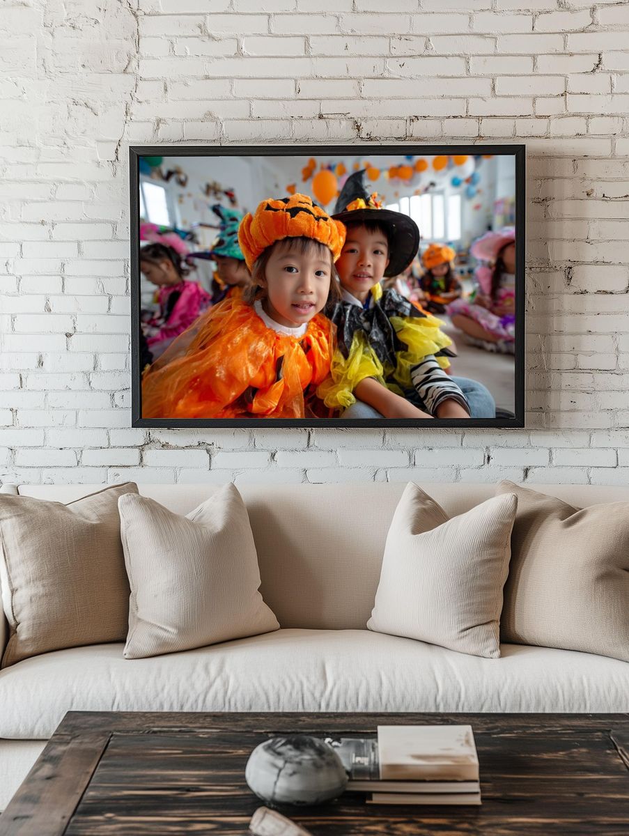 Halloween Kids Costume Party Poster. — room view 1