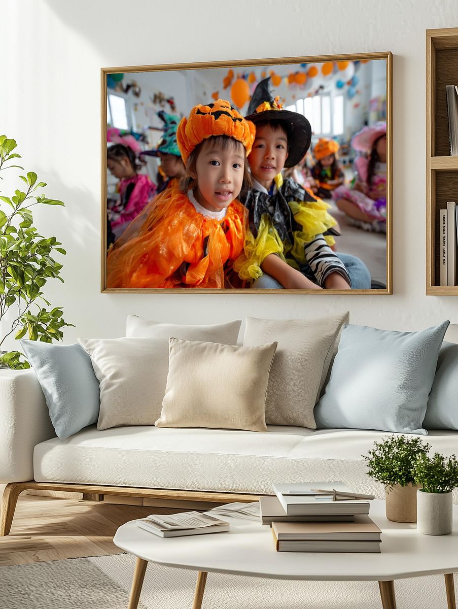 Halloween Kids Costume Party Poster. — room view 2