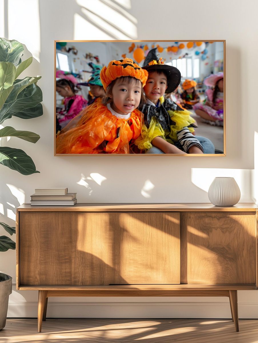 Halloween Kids Costume Party Poster. — room view 3