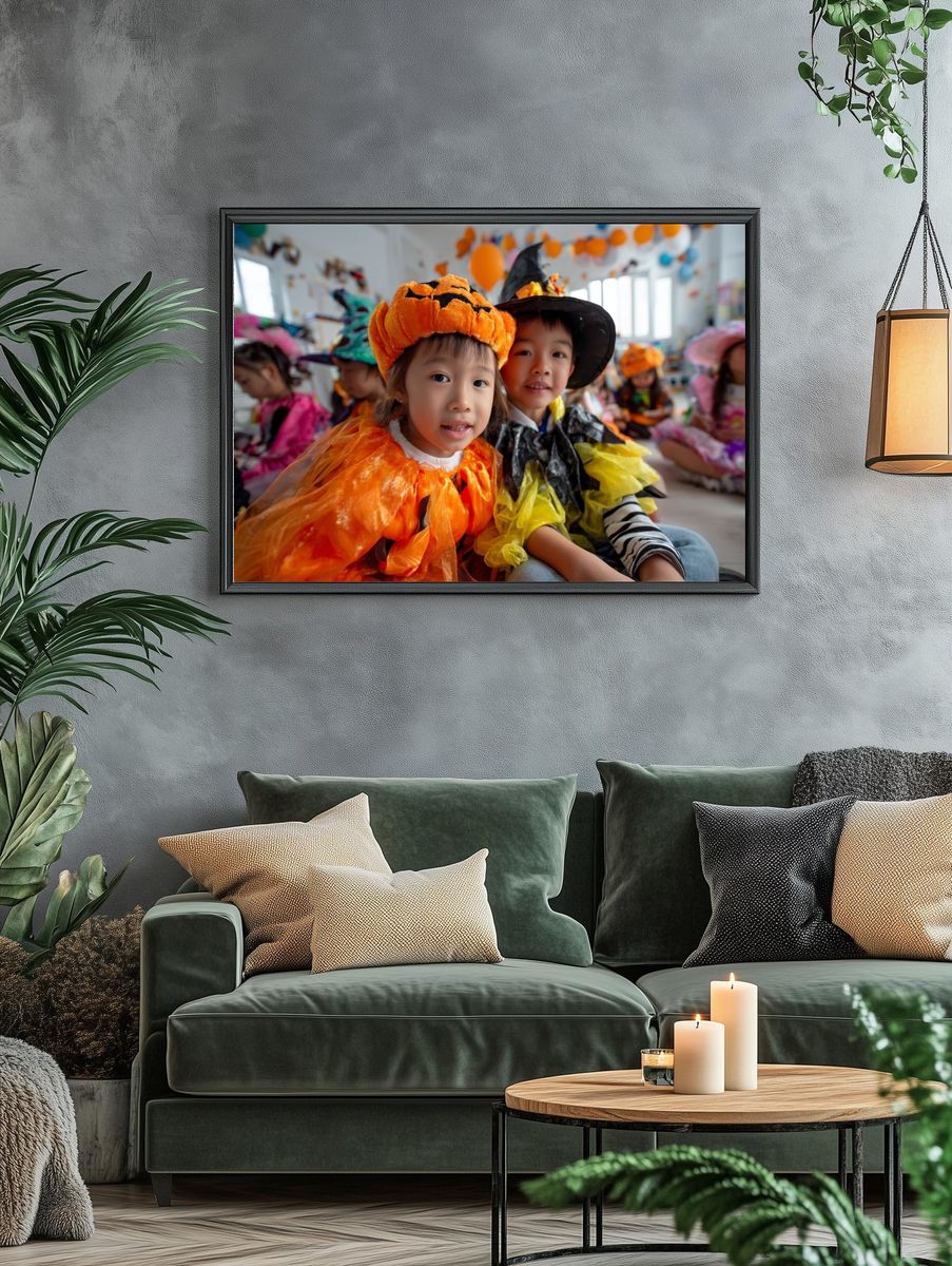 Halloween Kids Costume Party Poster. — room view 4