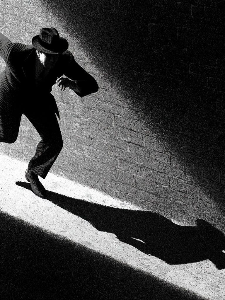 Shadow Runner Photography Poster. poster detail