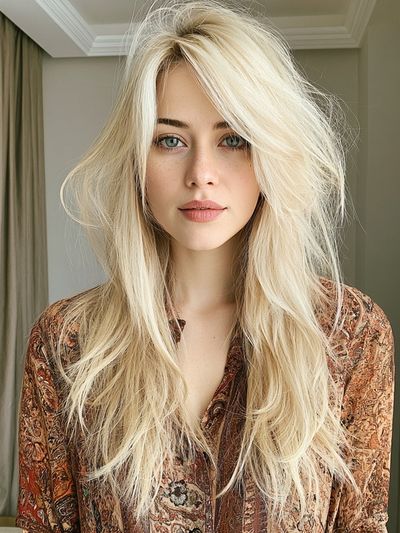 Blonde Portrait Photography Poster.