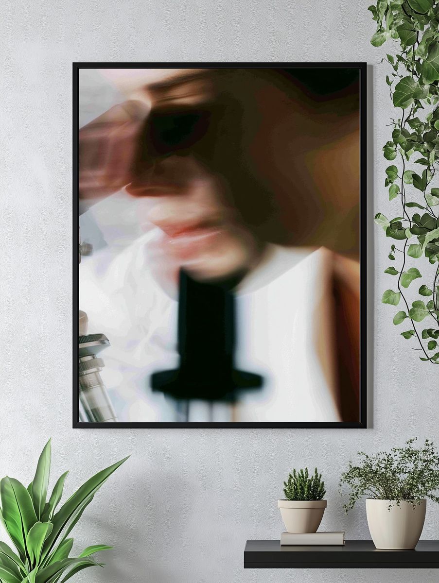 Microscope Study Photography Poster. — room view 4
