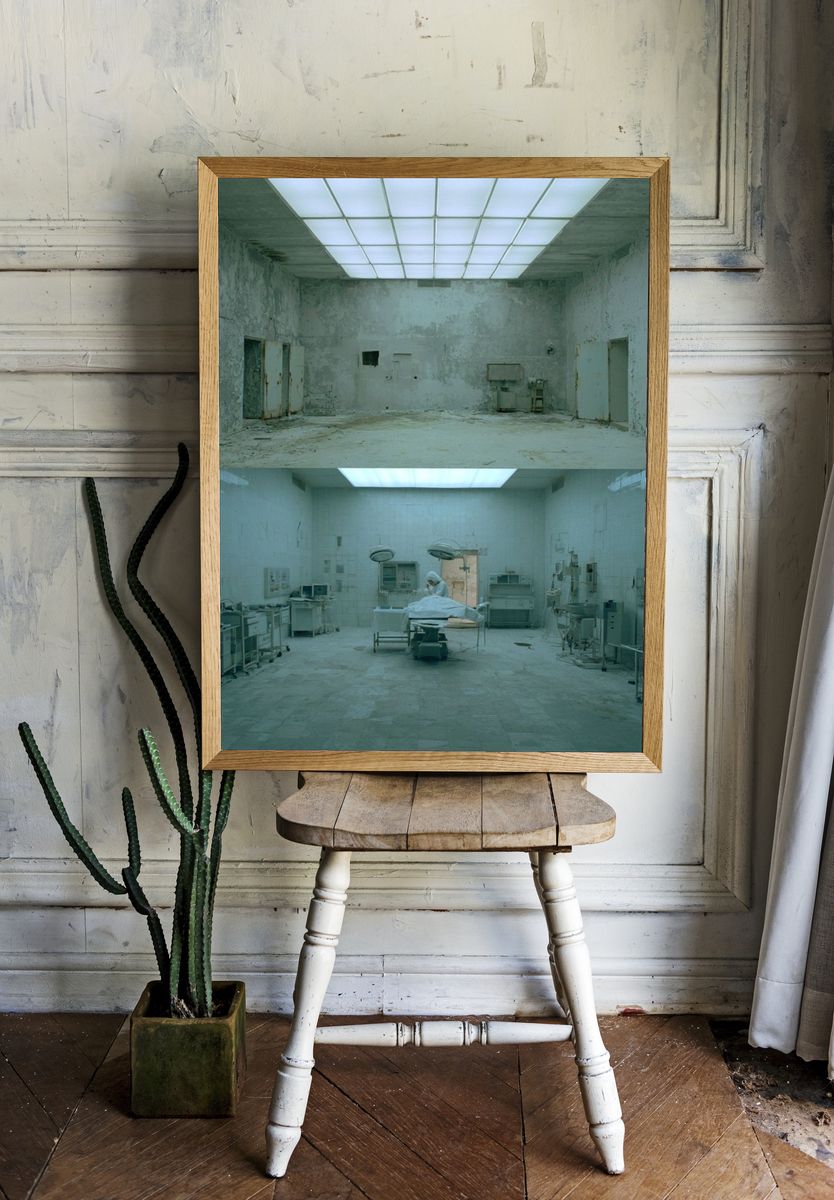 Abandoned Surgical Room Poster. room preview
