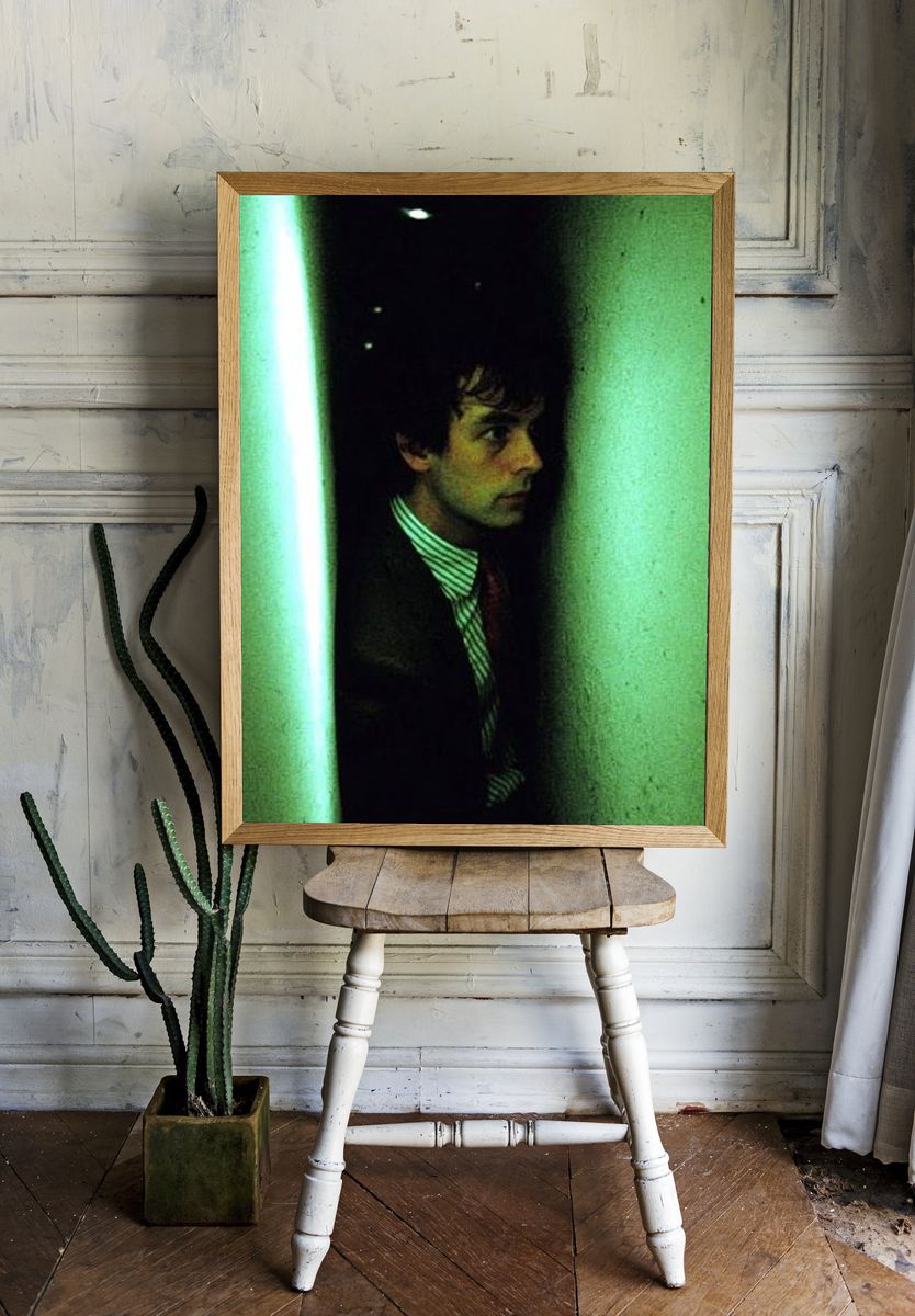 Green Corridor Portrait Poster. room preview