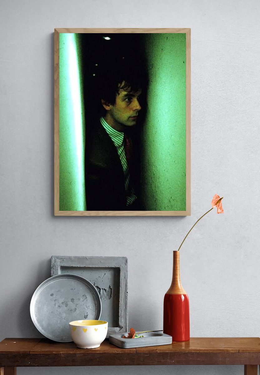 Green Corridor Portrait Poster. — room view 3