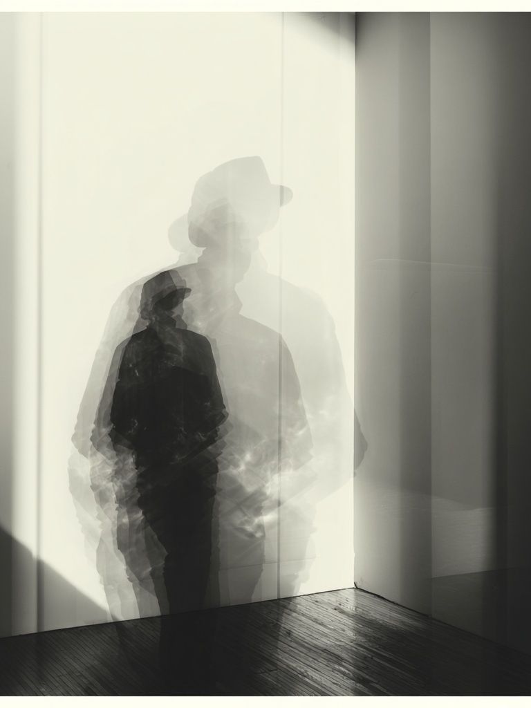 Ghostly Figure Photography Poster. poster — photography art