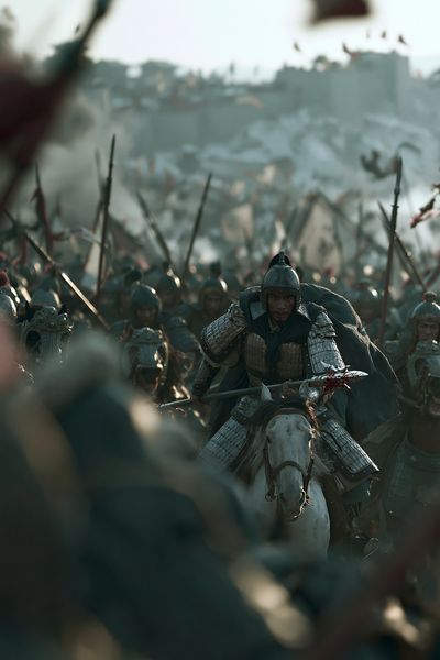 Epic Cavalry Battle Photography Poster.