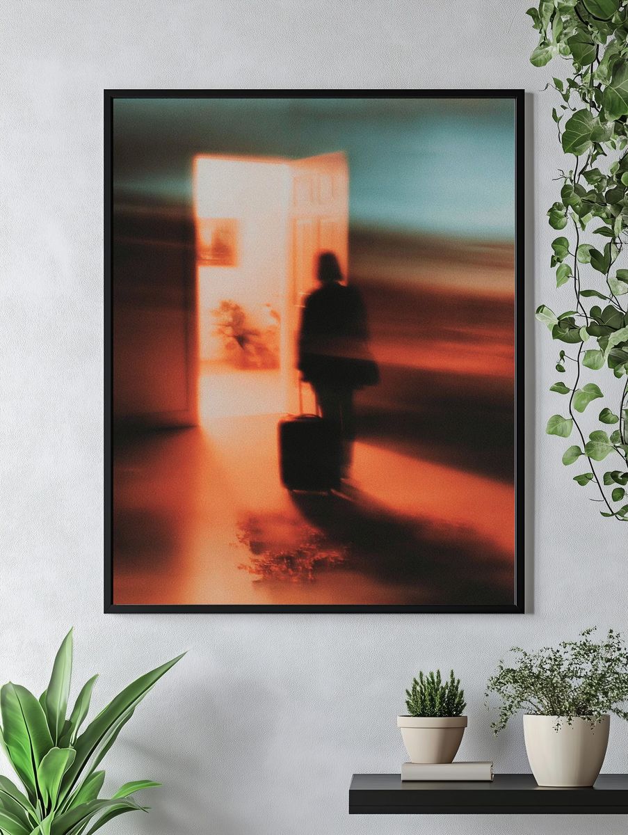 Blurred Departure Photography Poster. — room view 4