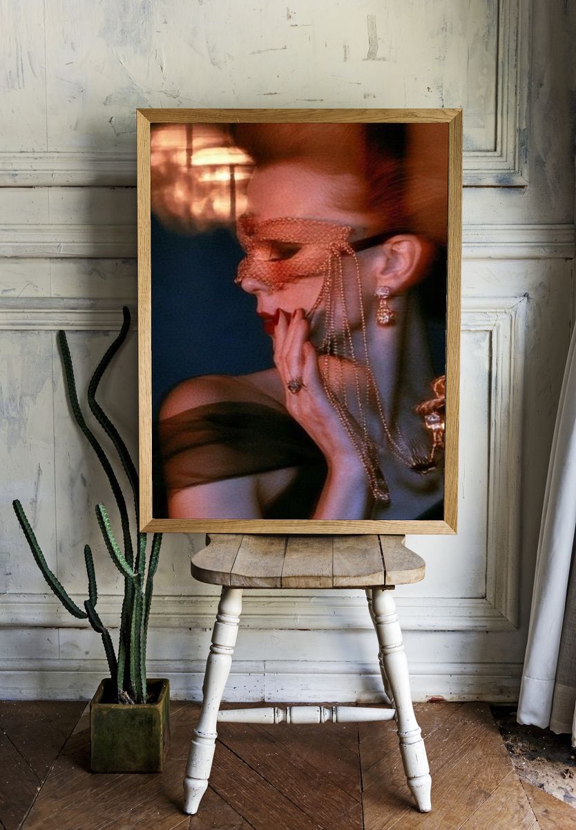 Glamorous Portrait Photography Poster. — room view 1