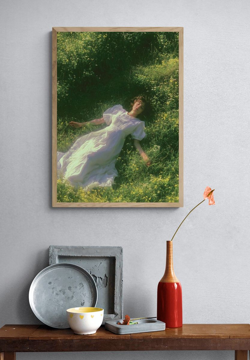 Meadow Dream Portrait Poster. — room view 3