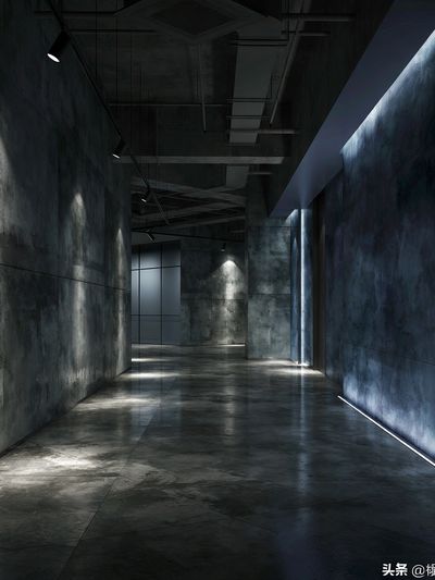 Industrial Corridor Photography Poster. poster