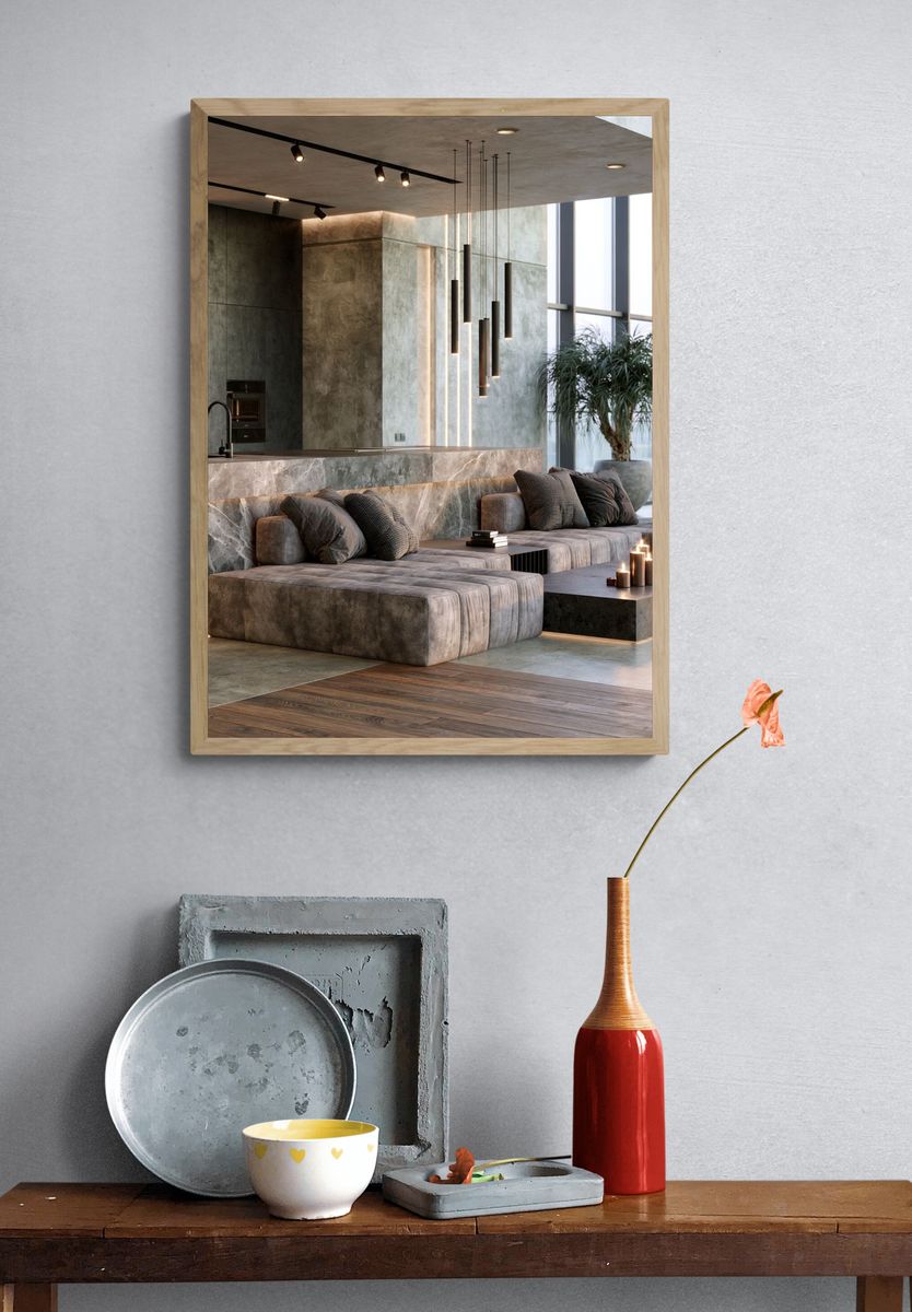 Modern Luxury Interior Photography Poster. — room view 3