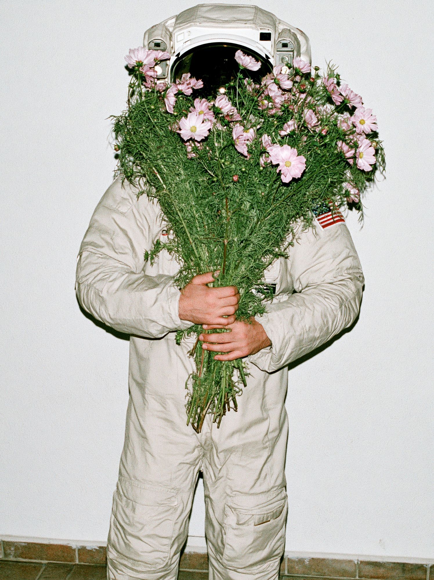 Astronaut Bouquet Photography Poster. poster — photography art