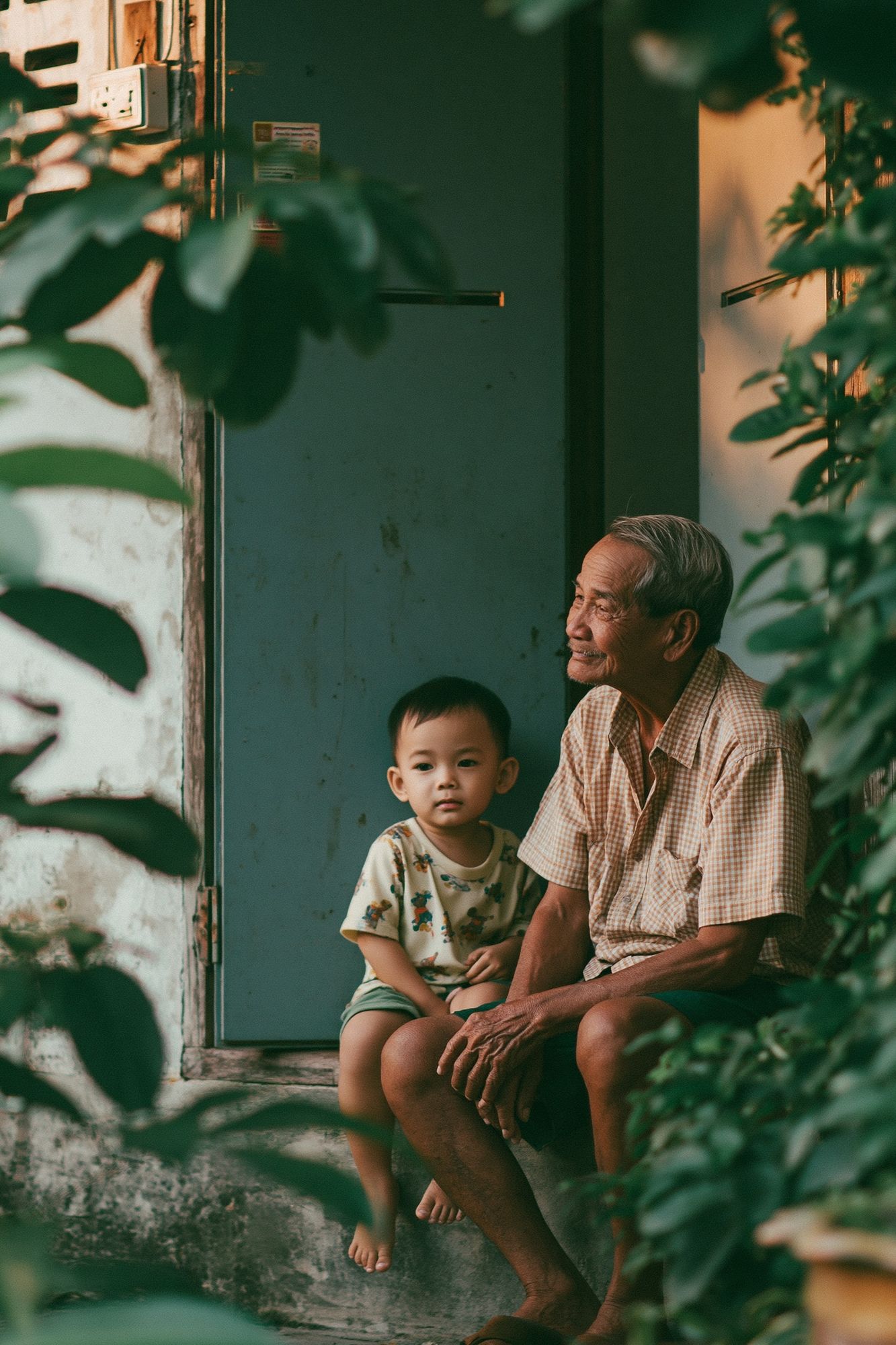 Quiet Family Moment Photography Poster. poster — photography art