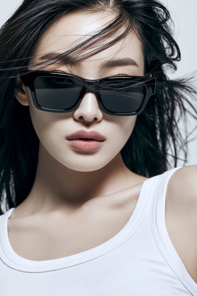 Sunglasses Portrait Photography Poster. poster