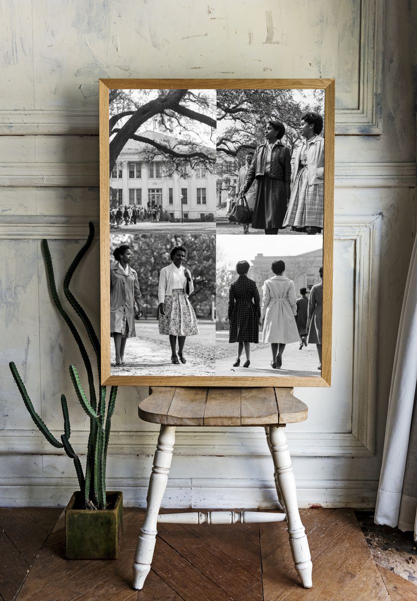 Historic Campus Fashion Photography Poster. — room view 1