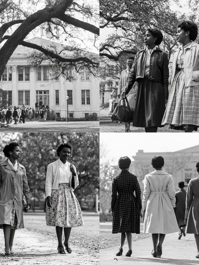 Historic Campus Fashion Photography Poster. poster