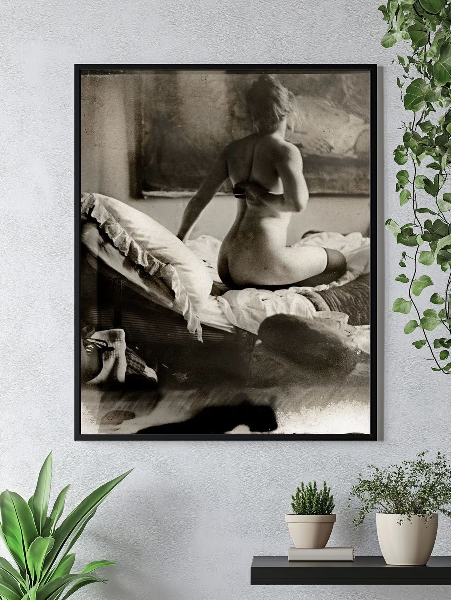 Nude photography of Marie Jordan (ca. 1889). — room view 4