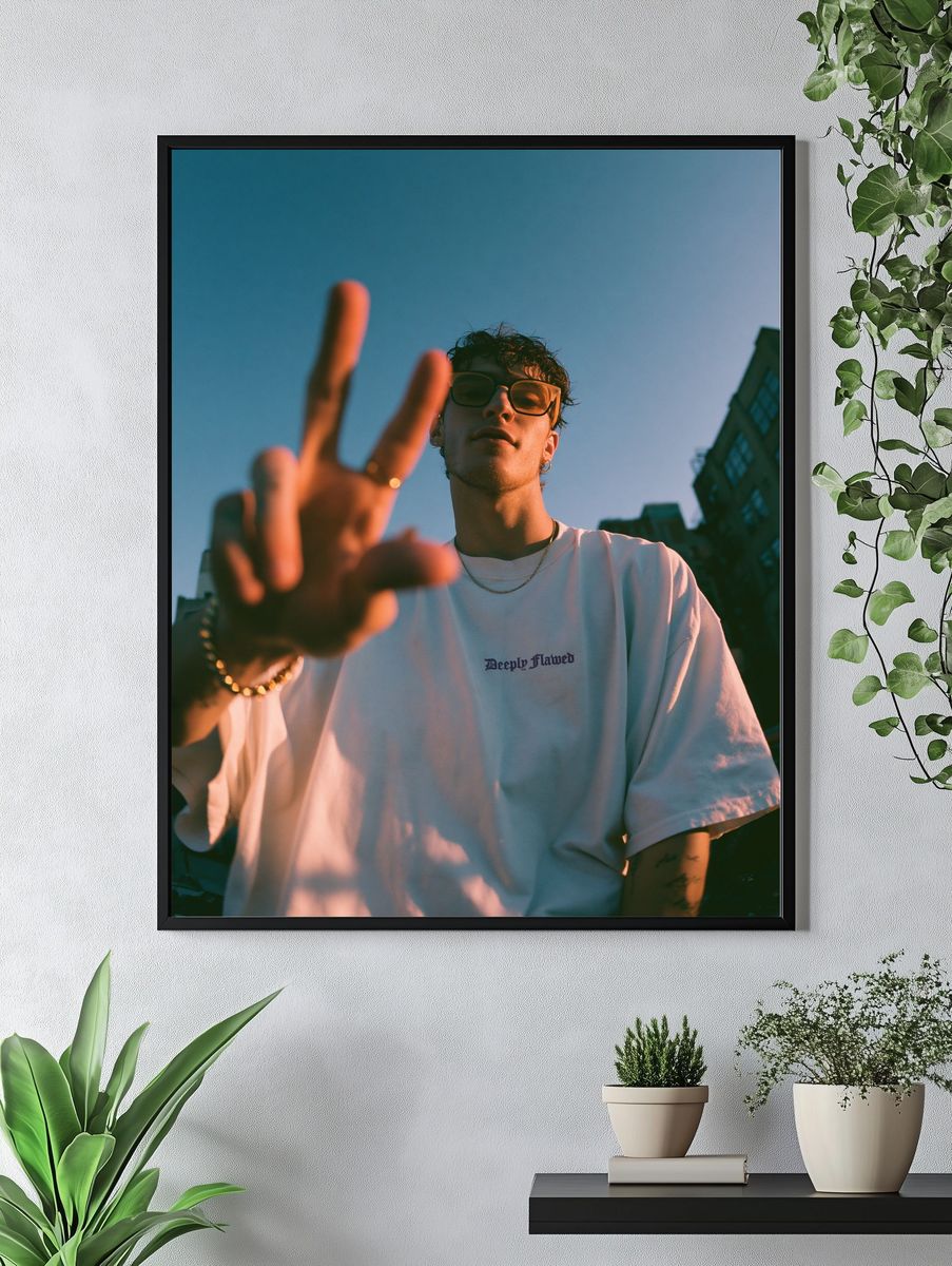 Urban Portrait Street Photography Poster. — room view 4