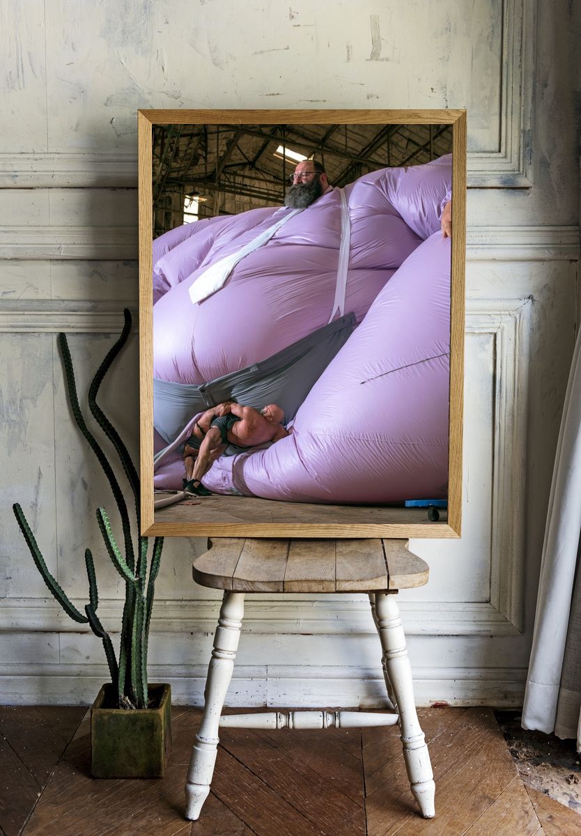 Inflatable Giant Figure Photography Poster. room preview