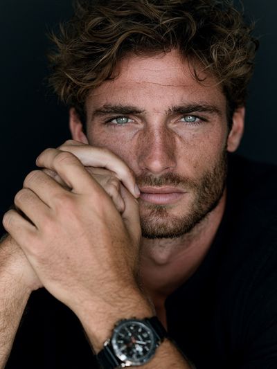 Moody Male Portrait Photography Poster.