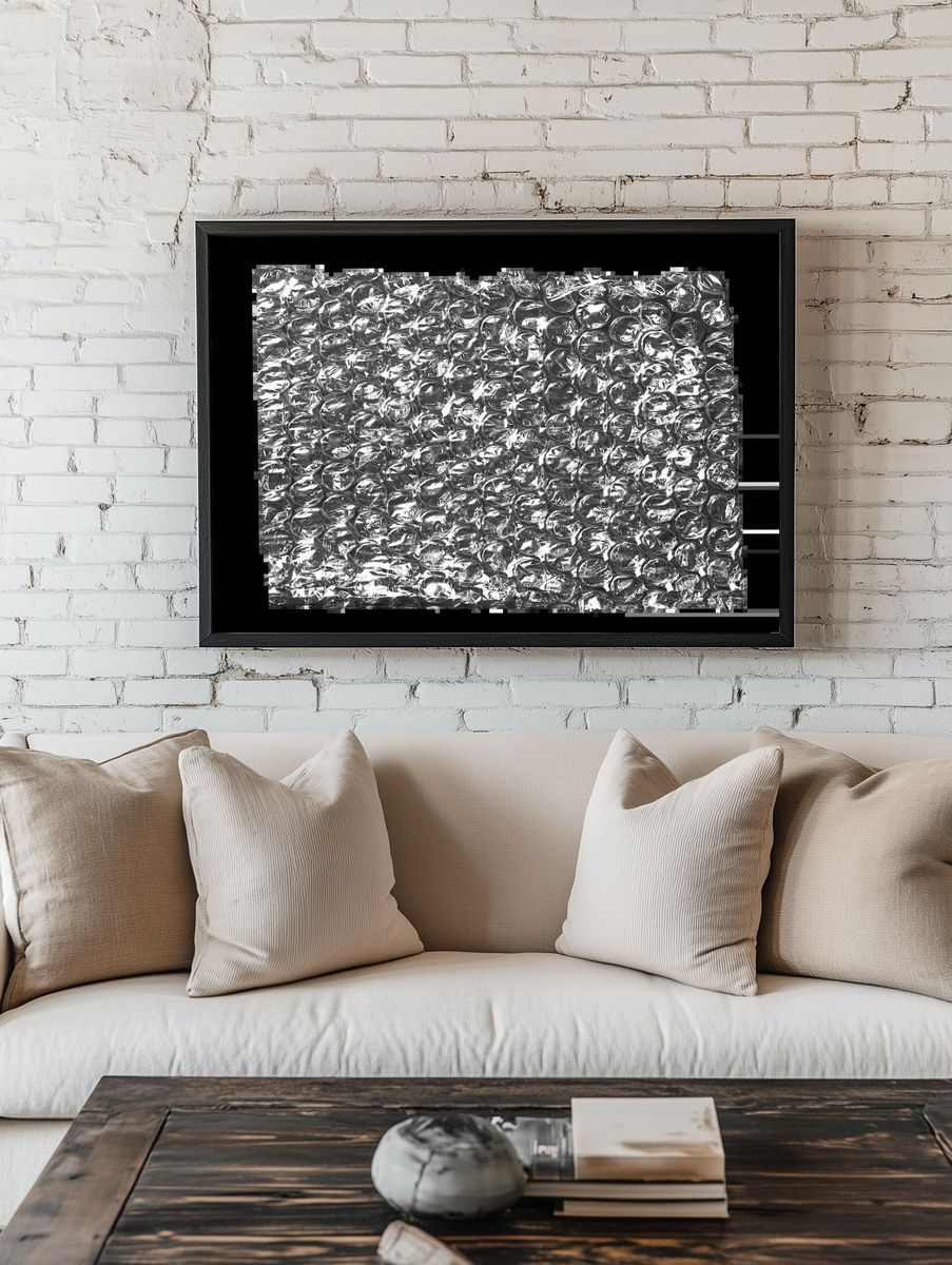 Ornate Leather Satchel Photography Poster. — room view 1