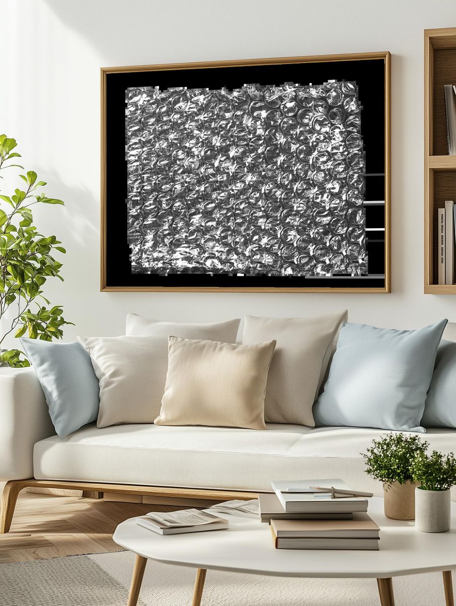 Ornate Leather Satchel Photography Poster. — room view 2