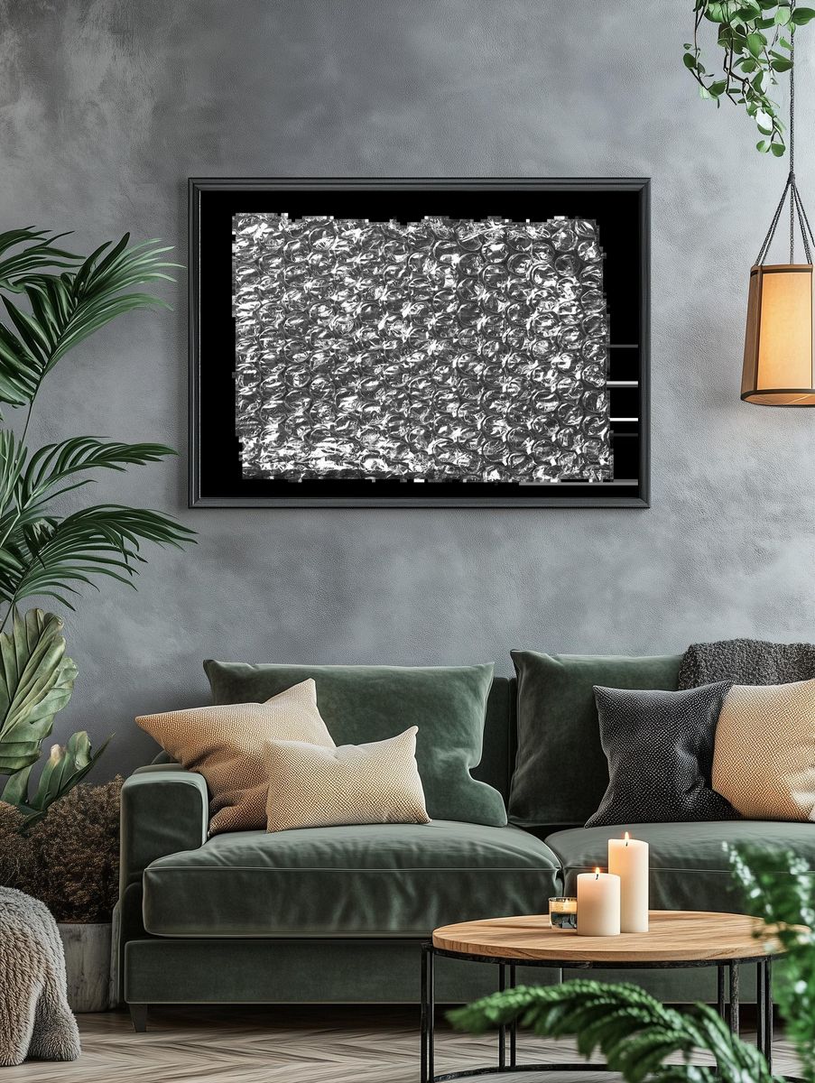 Ornate Leather Satchel Photography Poster. — room view 4