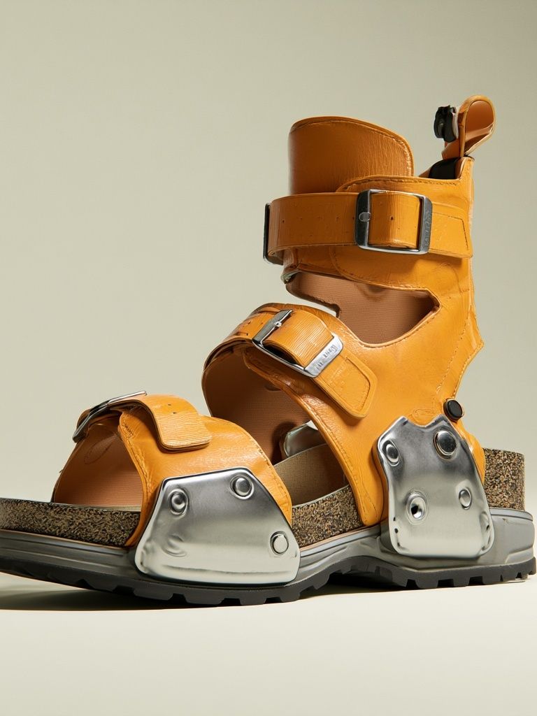 Orange Sandals Photography Poster. poster — photography art