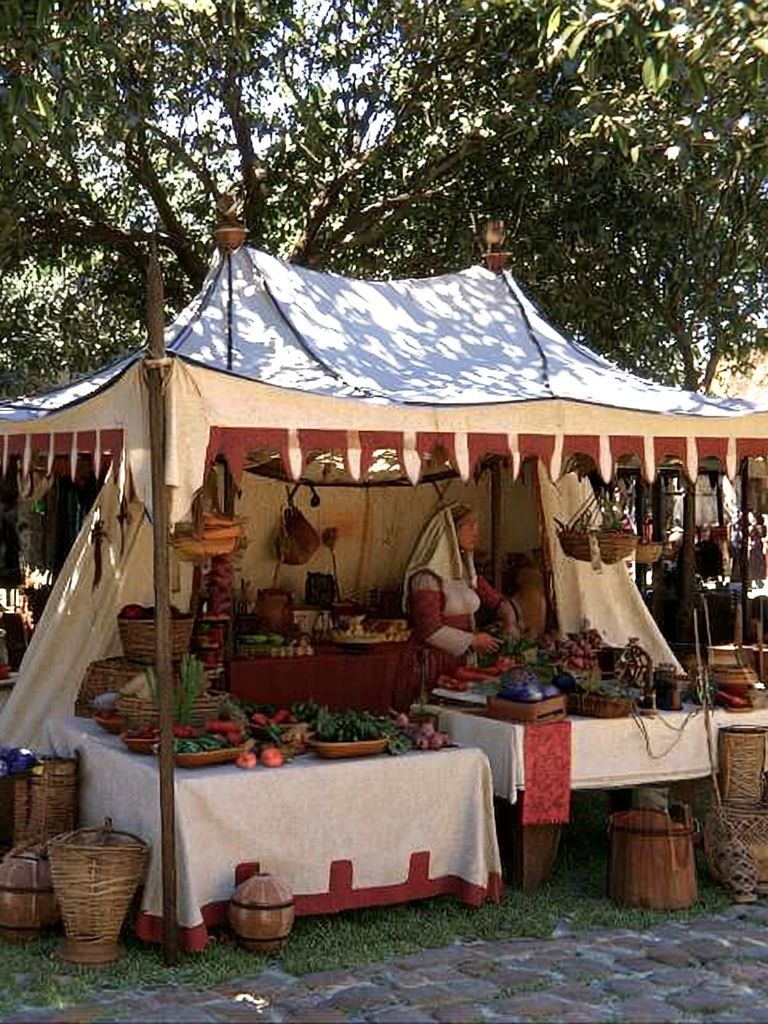 Medieval Market Stall Photography Poster. poster — photography art