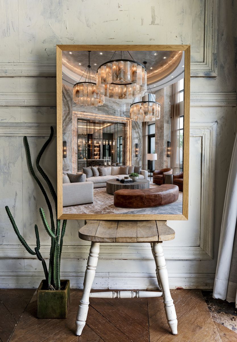 Luxury Marble Lobby Photography Poster. room preview
