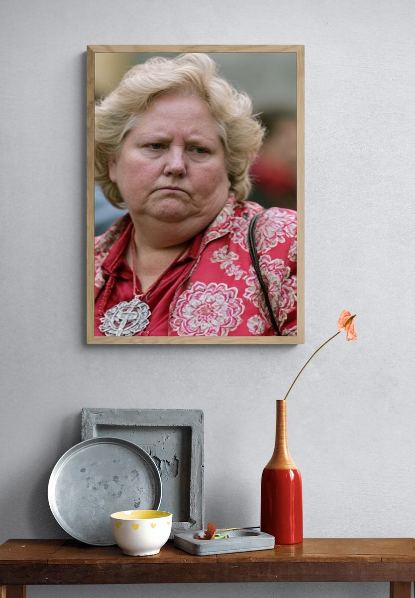 Portrait of a Woman Photography Poster. — room view 3