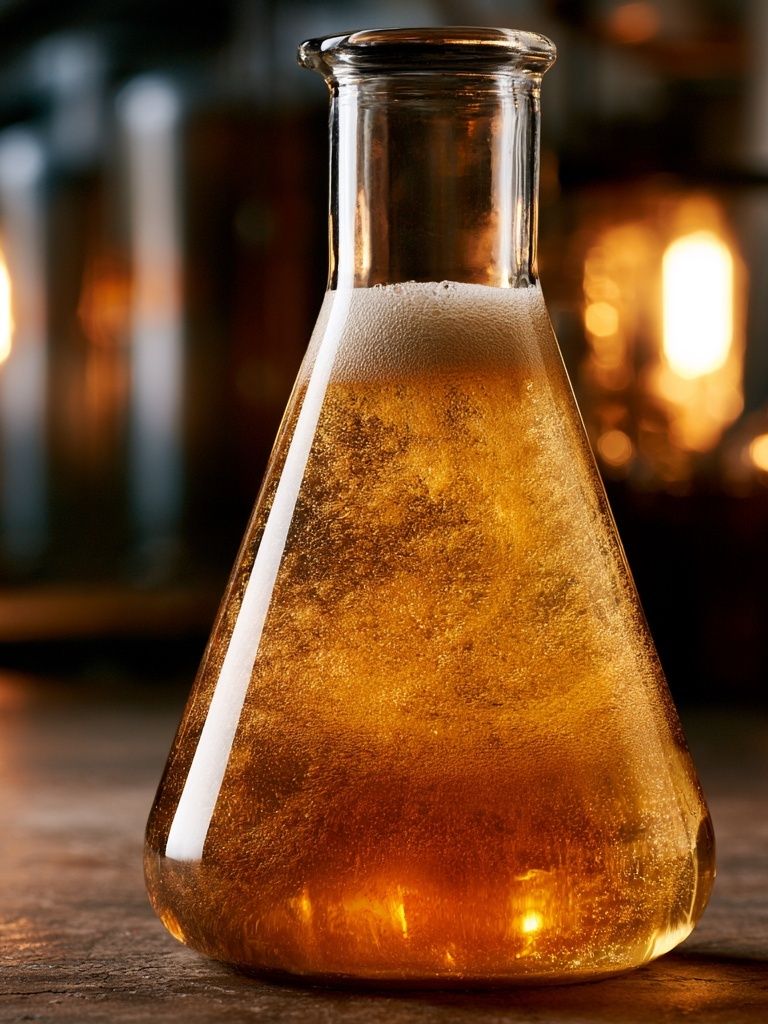 Golden Beer Flask Photography Poster. poster — photography art