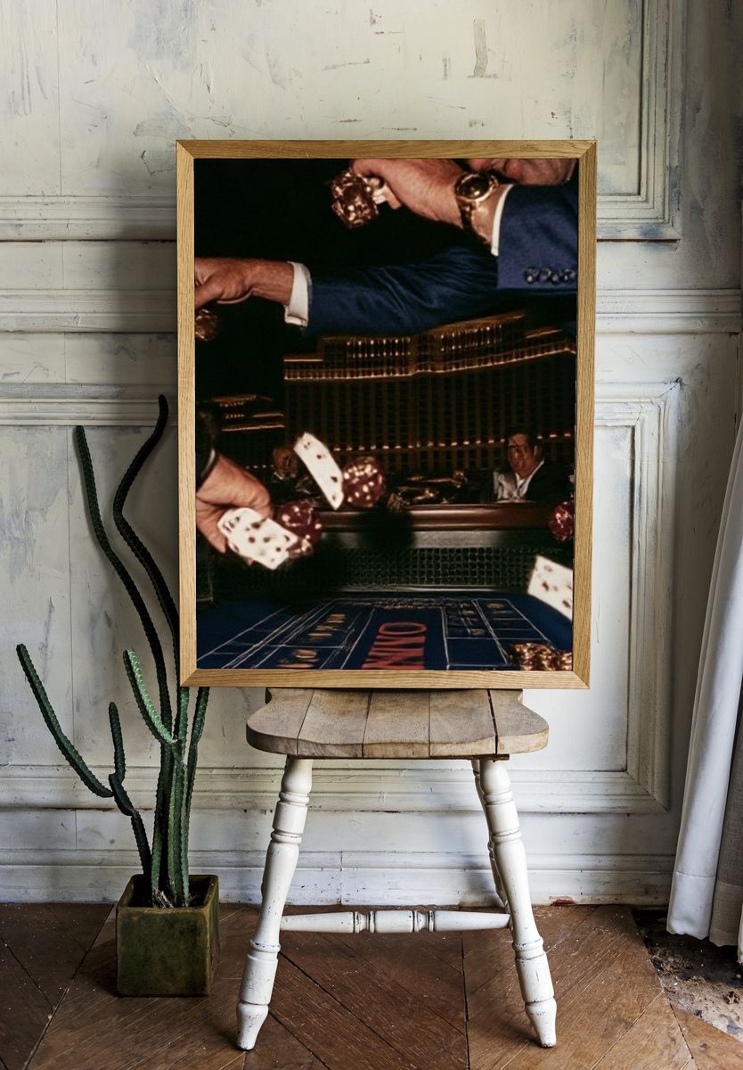 Casino Dice Roll Photography Poster. room preview