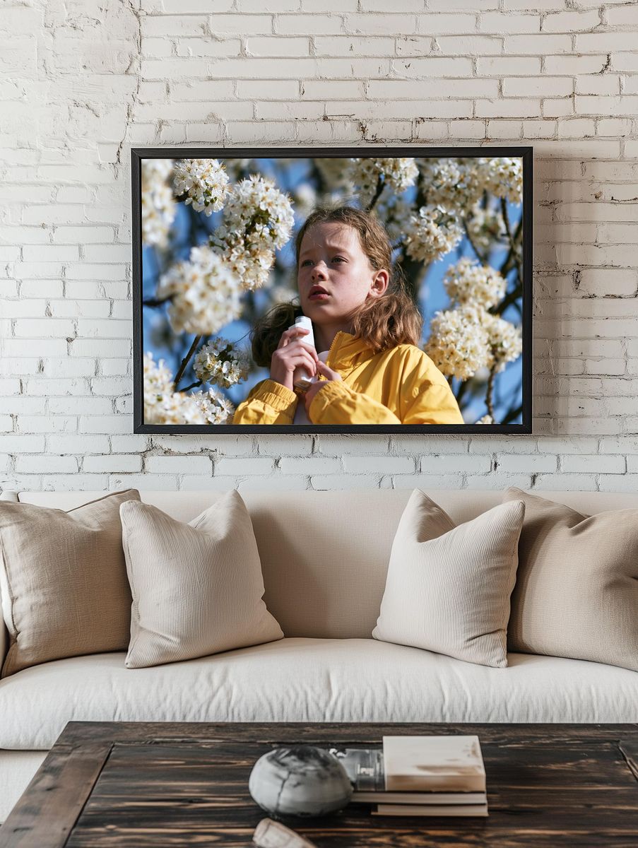 Blossom Girl Photography Poster. — room view 1