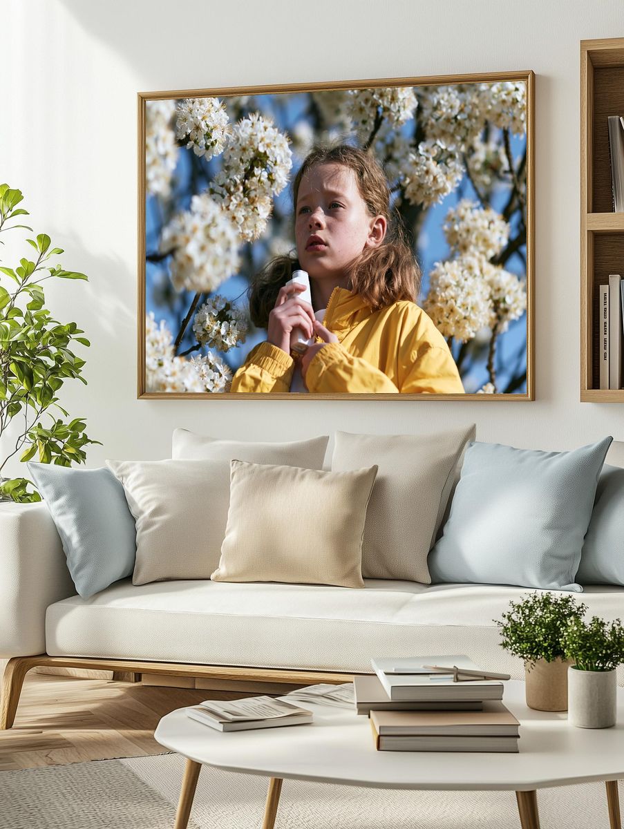Blossom Girl Photography Poster. — room view 2
