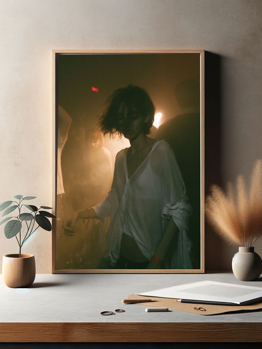 Moody Club Dance Photography Poster. — room view 2