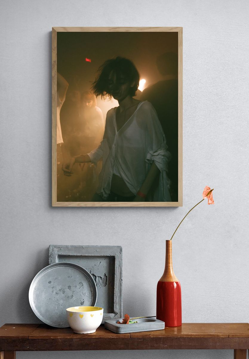 Moody Club Dance Photography Poster. — room view 3