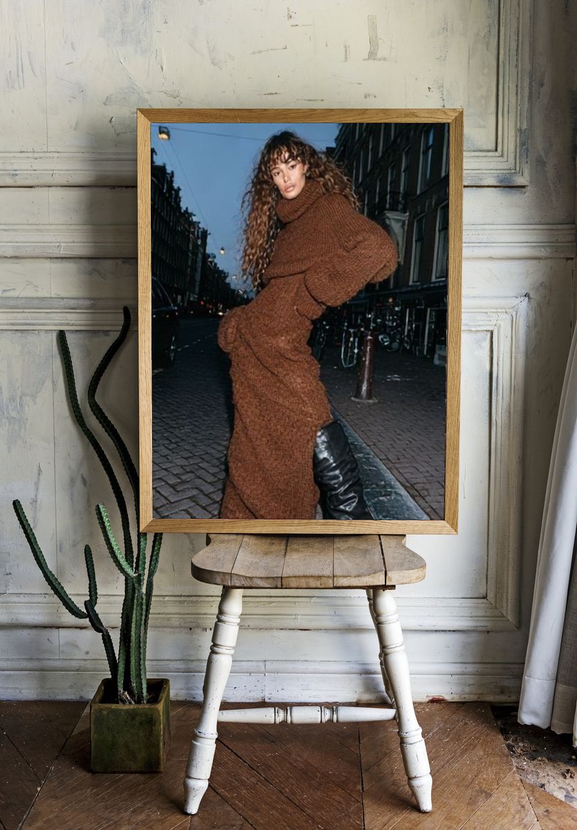 Urban Fashion Portrait Poster. room preview