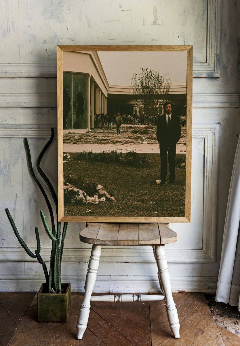 Cinematic Ruins Photography Poster. room preview